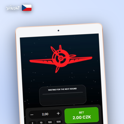 Ikona dvojité sázky ve dvou panelech pro Aviator hru na Spinight
