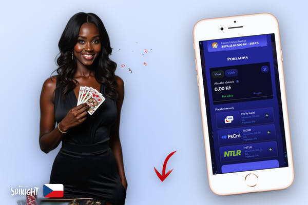 Krypto vkladová adresa s QR kódem pro nabití účtu Spinight pomocí Bitcoinu