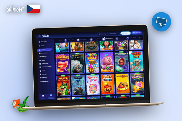 Spinight Casino recenze — spokojení čeští hráči hodnotí platformu pozitivně u notebooku