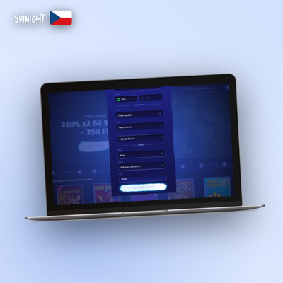 Registrace v Spinight Casino telefonem – potvrzení účtu pomocí SMS kódu